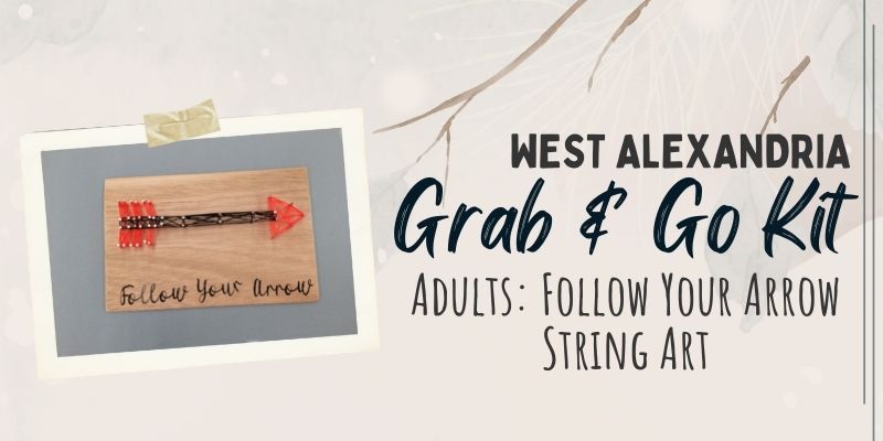 Adult Grab and Go Arrow String Art