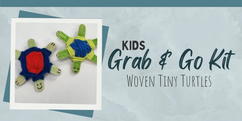 Kids Grab and Go Woven Tiny Turtles
