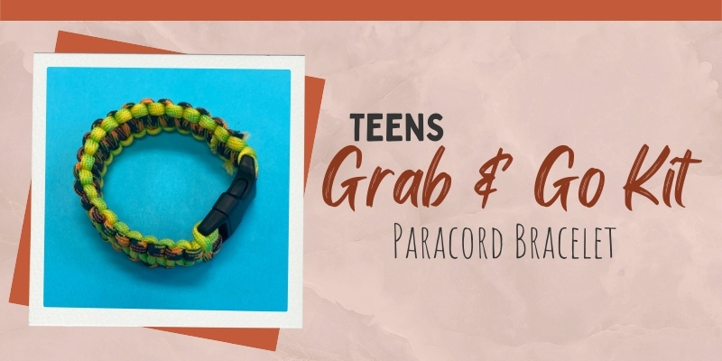Teen Grab and Go Paracord Bracelet